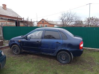 2007 Lada (ВАЗ) Kalina I, синий, 110000 рублей, вид 3