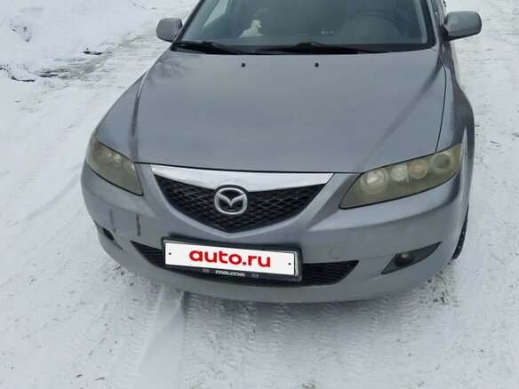 2004 Mazda 6 I (GG), серый - вид 1