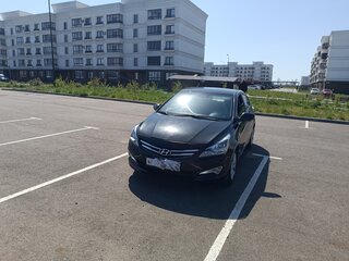 2016 Hyundai Solaris I Рестайлинг, чёрный, 810000 рублей, вид 2
