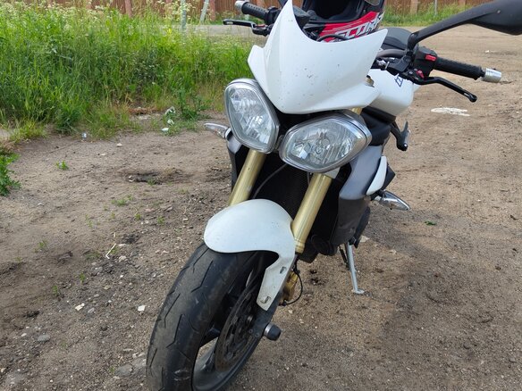 2015 Triumph Street Triple, белый, 505000 рублей - вид 6