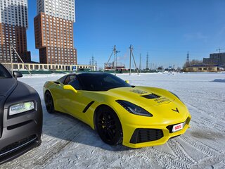2017 Chevrolet Corvette Stingray 8-speed C7, жёлтый, 6500000 рублей, вид 3