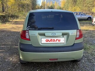2007 Hyundai Getz I Рестайлинг, зелёный, 550000 рублей, вид 4