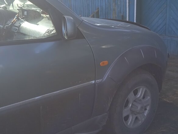 2001 SsangYong Rexton I, серый, 460000 рублей - вид 9