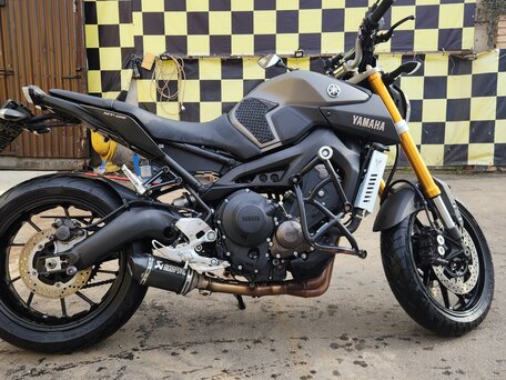 2015 Yamaha MT-09 (FZ-09), серый, 599000 рублей, вид 1