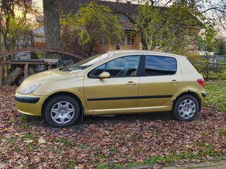 2002 Peugeot 307 I, золотистый, 250000 рублей, вид 3