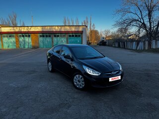 2012 Hyundai Solaris I, чёрный, 655000 рублей, вид 2