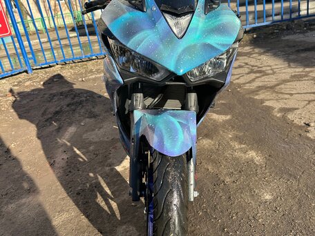 2015 Yamaha YZF-R3, синий, 410000 рублей, вид 4