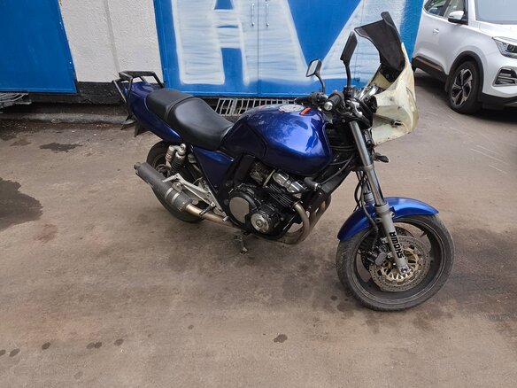 1995 Honda CB 400 Super Four, синий, 290000 рублей - вид 2