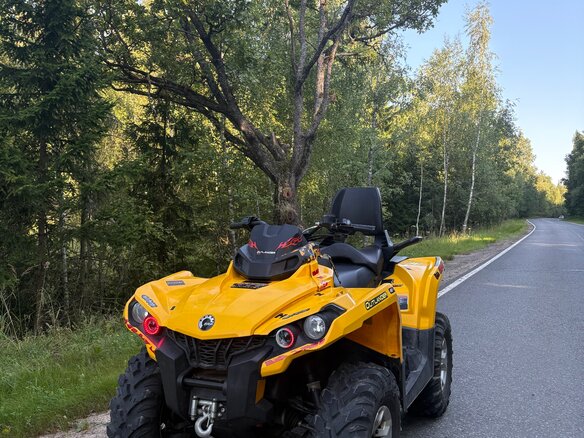 2012 BRP Can-Am Outlander MAX 500, жёлтый, 790000 рублей