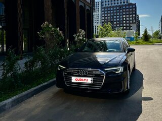 2019 Audi A6 40 TDI V (C8), синий, 3490000 рублей, вид 1