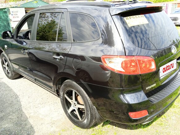 2006 Hyundai Santa Fe II, чёрный, 739000 рублей - вид 5