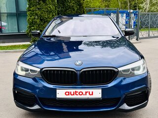 2018 BMW 5 серии 520d xDrive VII (G30/G31/G38), синий, 2468000 рублей, вид 2