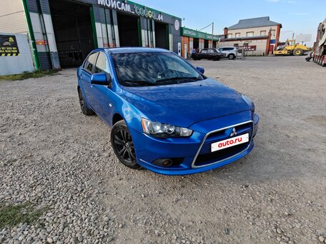 2011 Mitsubishi Lancer X Рестайлинг, синий, 650000 рублей, вид 1