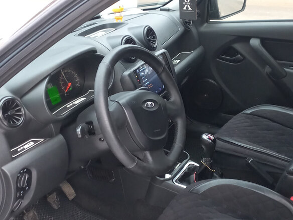 2015 Lada (ВАЗ) Granta I, серый, 350000 рублей - вид 7