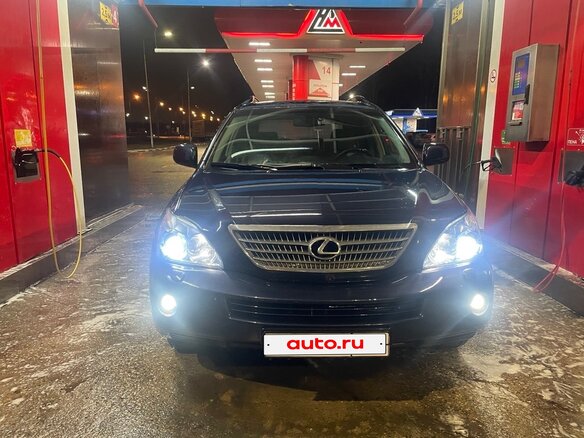 2007 Lexus RX 400h II Рестайлинг, синий, 1850000 рублей