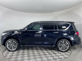 2018 Infiniti QX80 I Рестайлинг 2, чёрный, 7400000 рублей, вид 5