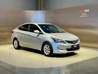 2016 Hyundai Solaris I Рестайлинг, серебристый, 1250000 рублей, вид 1