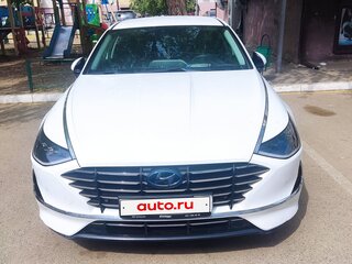 2019 Hyundai Sonata VIII (DN8), белый, 1550000 рублей, вид 2