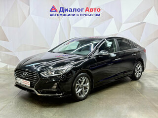 2019 Hyundai Sonata VII (LF) Рестайлинг, чёрный, 1670000 рублей, вид 1