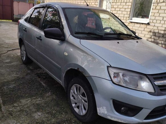2015 Lada (ВАЗ) Granta I, голубой, 380000 рублей