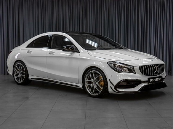 2016 Mercedes-Benz CLA AMG 45 AMG I (C117, X117) Рестайлинг, белый, 2525000 рублей