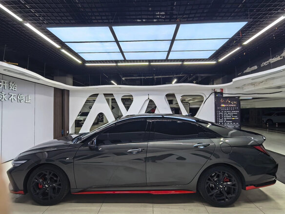 2024 Hyundai Elantra VII (CN7) Рестайлинг, серый - вид 10