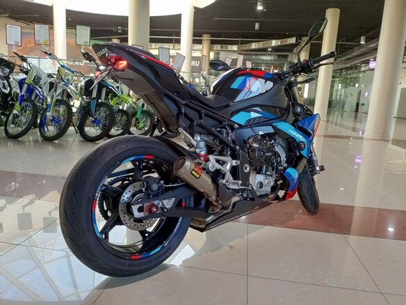 2024 BMW S 1000 R, синий - вид 3