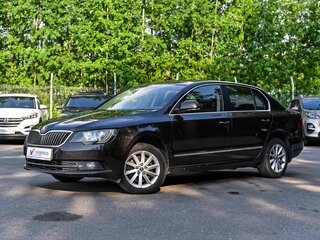 2014 Skoda Superb DSG II Рестайлинг, коричневый, 818000 рублей, вид 1