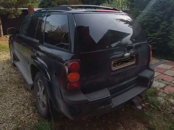 2007 Chevrolet TrailBlazer I Рестайлинг, чёрный, 800000 рублей - вид 7