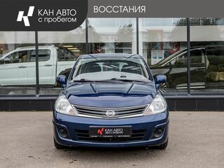 2012 Nissan Tiida I Рестайлинг, синий, 753372 рублей, вид 2