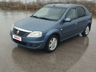 2013 Renault Logan I Рестайлинг, синий, 400000 рублей, вид 1