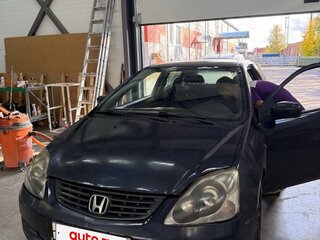 2001 Honda Civic VII, чёрный, 210000 рублей, вид 4