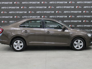 2017 Skoda Rapid I Рестайлинг, коричневый, 948000 рублей, вид 3