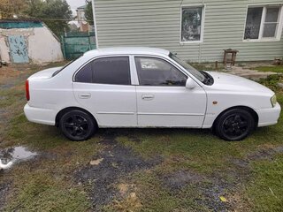 2006 Hyundai Accent ТагАЗ II, белый, 260000 рублей, вид 2