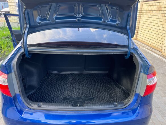 2012 Kia Rio 4-speed III, синий, 675000 рублей - вид 13