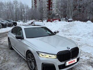 2020 BMW 7 серии 730i VI (G11/G12) Рестайлинг, белый, 4700000 рублей, вид 4