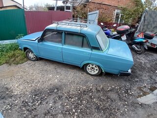 2005 Lada (ВАЗ) 2107, голубой, 120000 рублей, вид 4