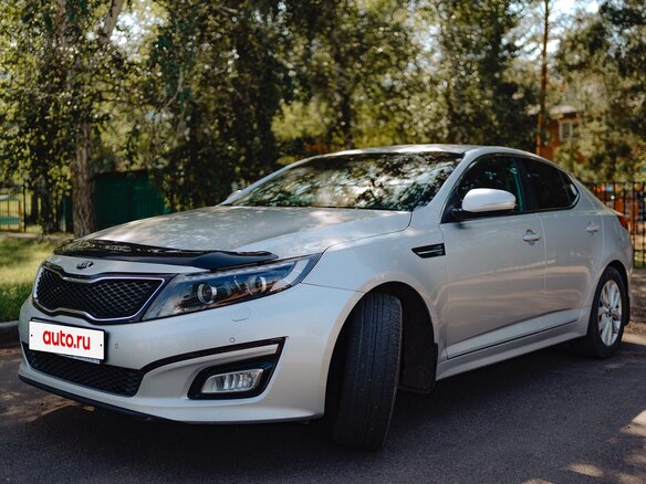 2015 Kia Optima III Рестайлинг, серебристый, 1780000 рублей