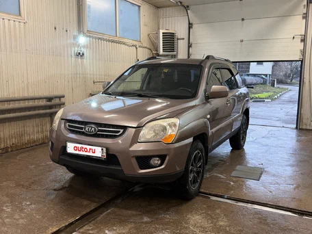 2008 Kia Sportage II Рестайлинг, бежевый, 850000 рублей, вид 1