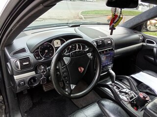 2006 Porsche Cayenne Turbo I (955), чёрный, 700000 рублей, вид 5