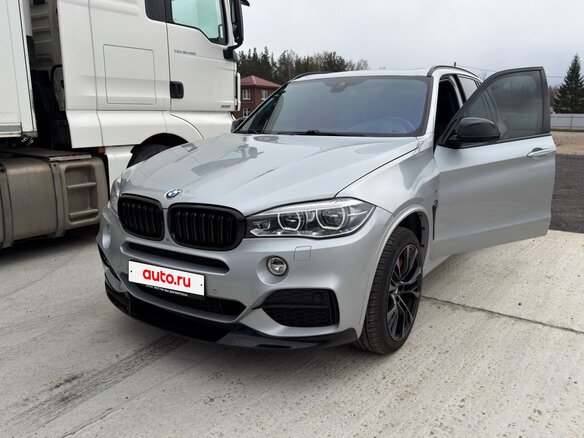 2016 BMW X5 M50d III (F15), серебристый, 3300000 рублей - вид 6