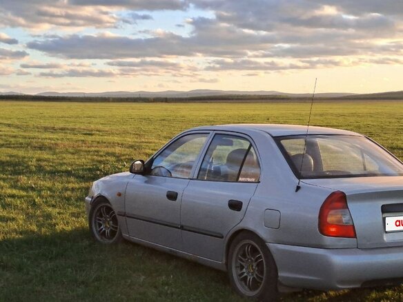 2007 Hyundai Accent ТагАЗ II, серебристый, 350000 рублей - вид 8