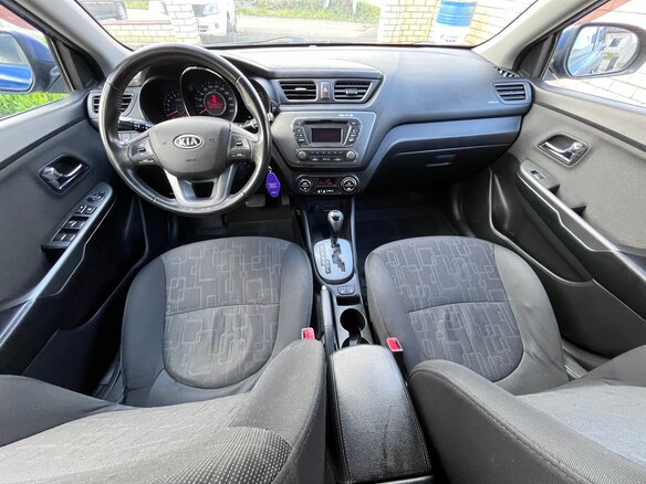 2012 Kia Rio 4-speed III, синий, 675000 рублей - вид 11