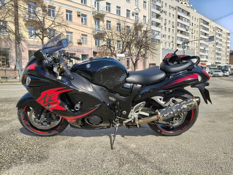2008 Suzuki GSX 1300 R Hayabusa, чёрный, 1000000 рублей, вид 2
