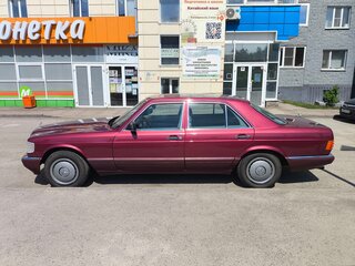 1989 Mercedes-Benz S-Класс 420 II (W126) Рестайлинг, пурпурный, 1450000 рублей, вид 4