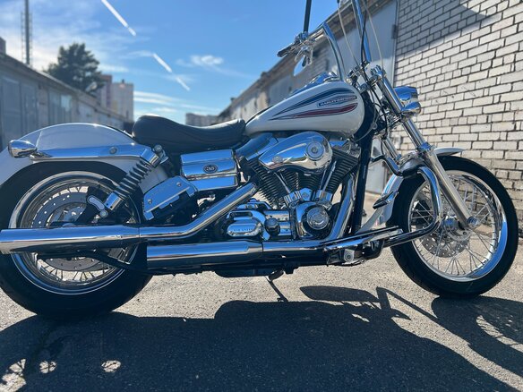 2006 Harley-Davidson Dyna Super Glide, белый, 970000 рублей - вид 6