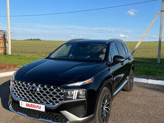 2021 Hyundai Santa Fe IV Рестайлинг, чёрный, 3398500 рублей, вид 1