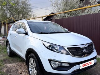 2013 Kia Sportage III, белый, 1220000 рублей, вид 3