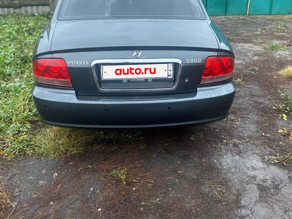 2008 Hyundai Sonata ТагАЗ IV (EF) Рестайлинг, серый, 600000 рублей - вид 5