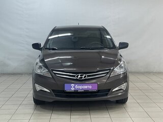2016 Hyundai Solaris I Рестайлинг, коричневый, 1070000 рублей, вид 3